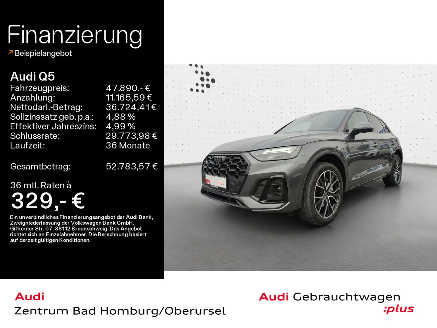 Audi Q5 SUV S line 50 TDI quattro*B&O*Optikpaket*AHK* Gris - 1