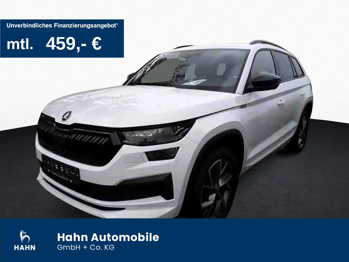 Skoda Kodiaq 2.0TDI DSG 4x4 Sportline Matrix Navi 360° Weiß - 1
