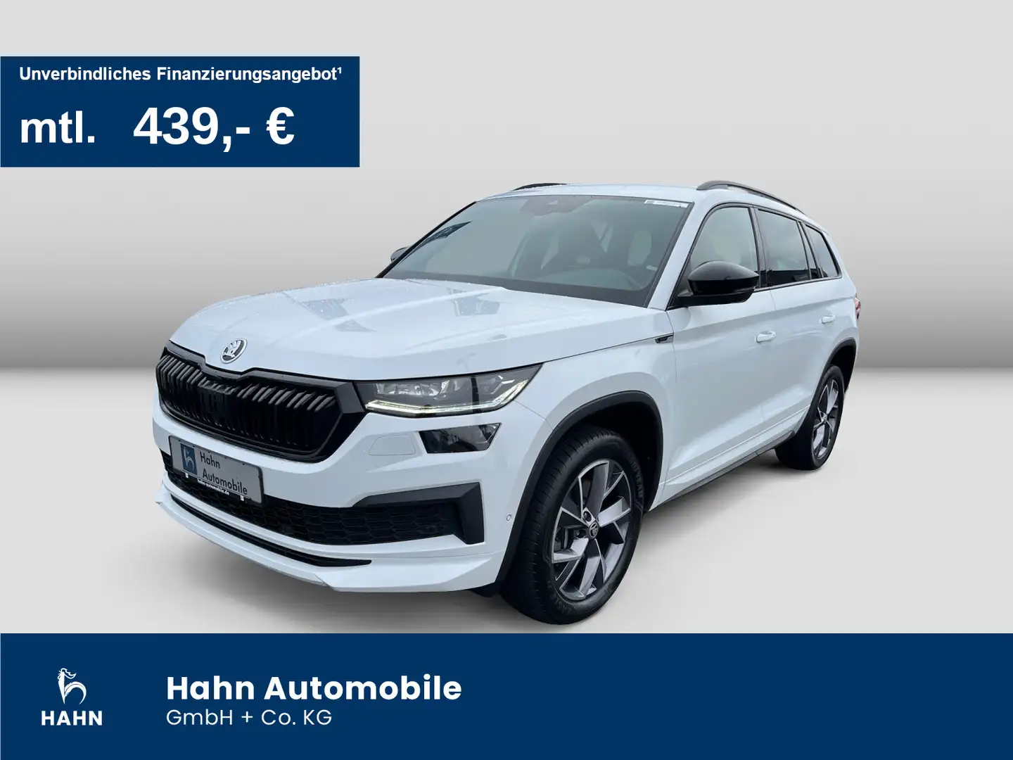 Skoda Kodiaq 2.0TDI DSG 4x4 Sportline Matrix Navi 360° Weiß - 1
