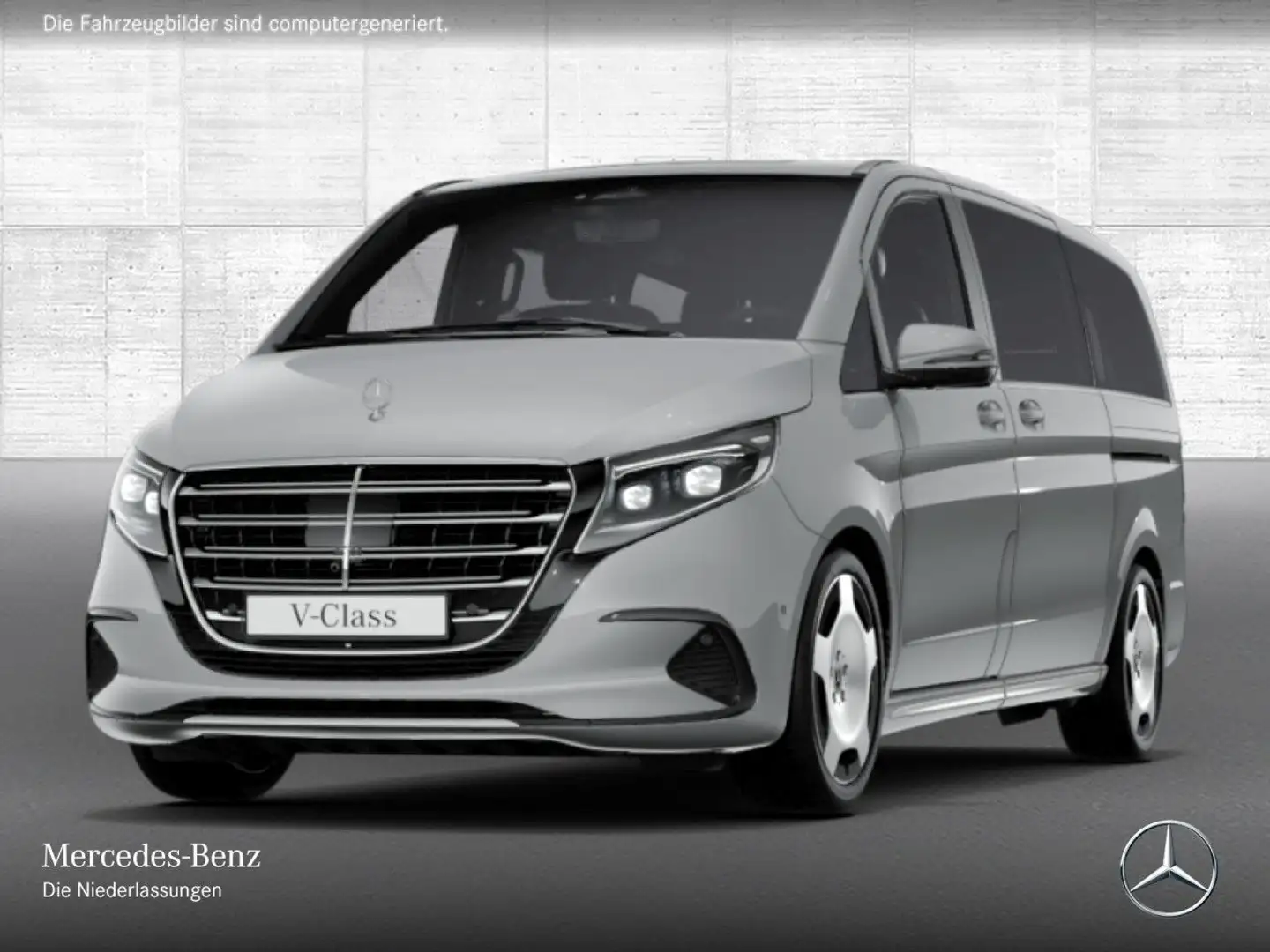 Mercedes-Benz V 300 d EXCLUSIVE+9G+Klimaautom.+Navi+DIS+Sound Grau - 2
