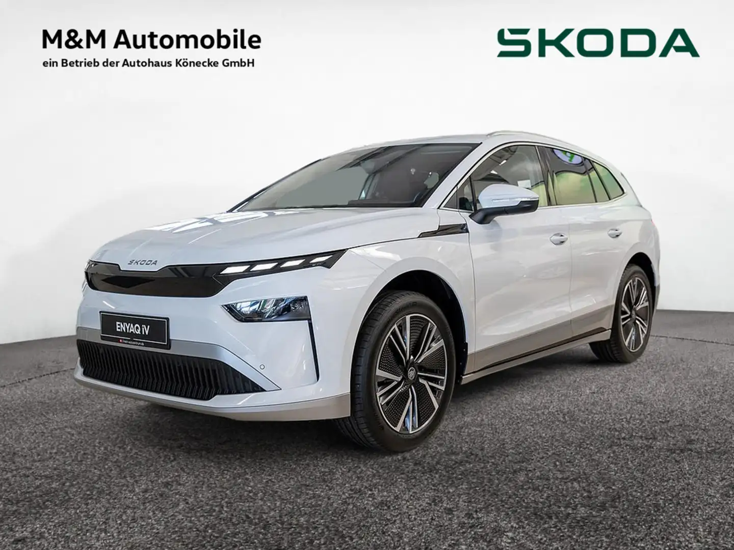 Skoda Enyaq 60 Loft PDC SHZ KAMERA NAVI AHK ACC LED Weiß - 1