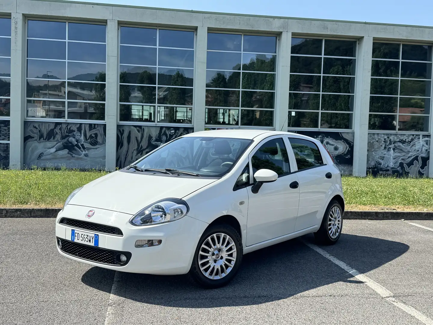 Fiat Punto 5P 1.2 BENZINA+GARANZIA 12 MESI/EURO 6 NEOPATENTAT Blanc - 1