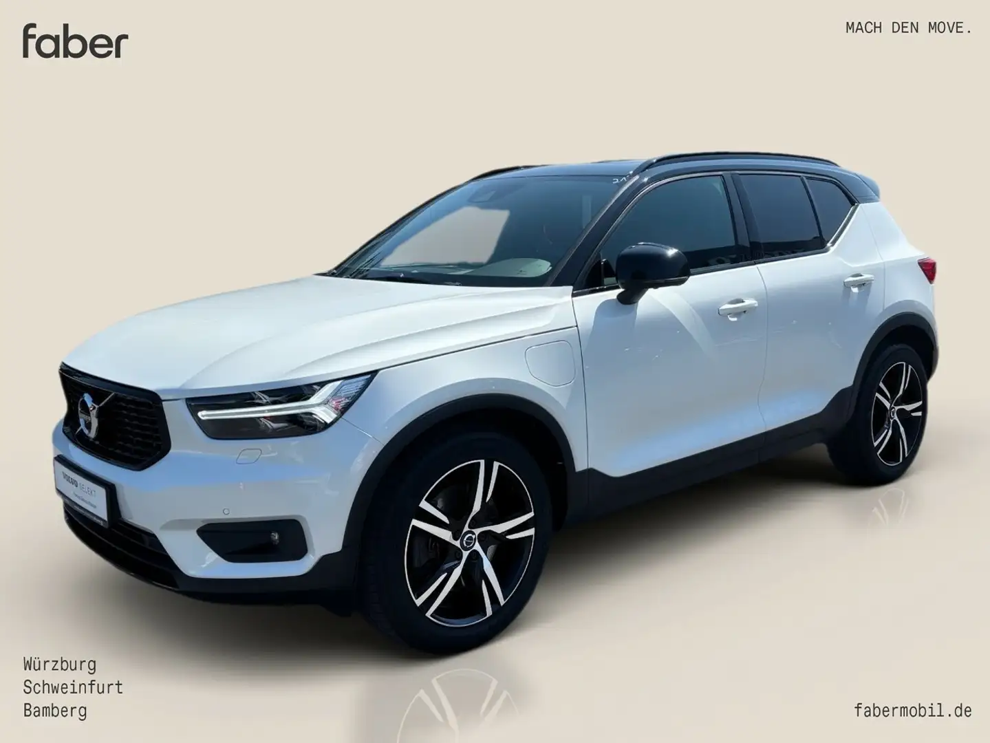 Volvo XC40 R Design Recharge Plug-In Hybrid 2WD Weiß - 2