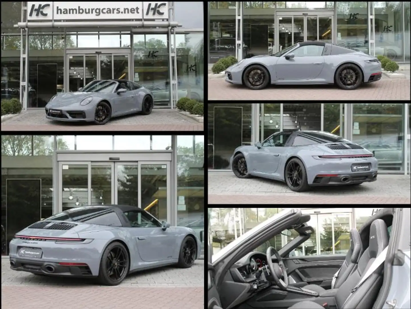 Porsche 911 Targa 4 GTS Hinterachsenlenkung Burmester InnoD... Grijs - 1
