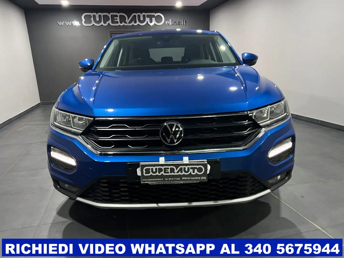 Volkswagen T-Roc 2.0 TDI SCR 150 CV DSG 4MOTION Advanced BlueMot. Blu/Azzurro - 2