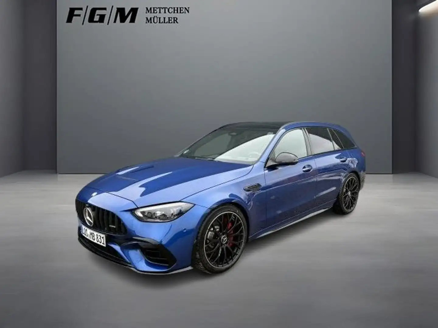 Mercedes-Benz C 63 AMG C 63 T AMG 4M Burm|DigiLight|KeyGo|S-Dach|TWA Blau - 1