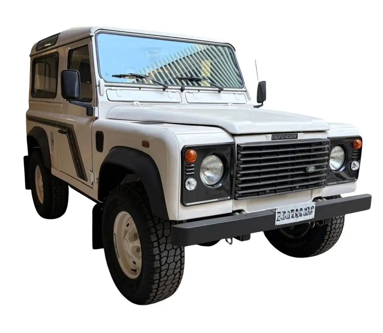 Land Rover Defender Defender 90 2.5 tdi SW County Hard top Blanc - 1