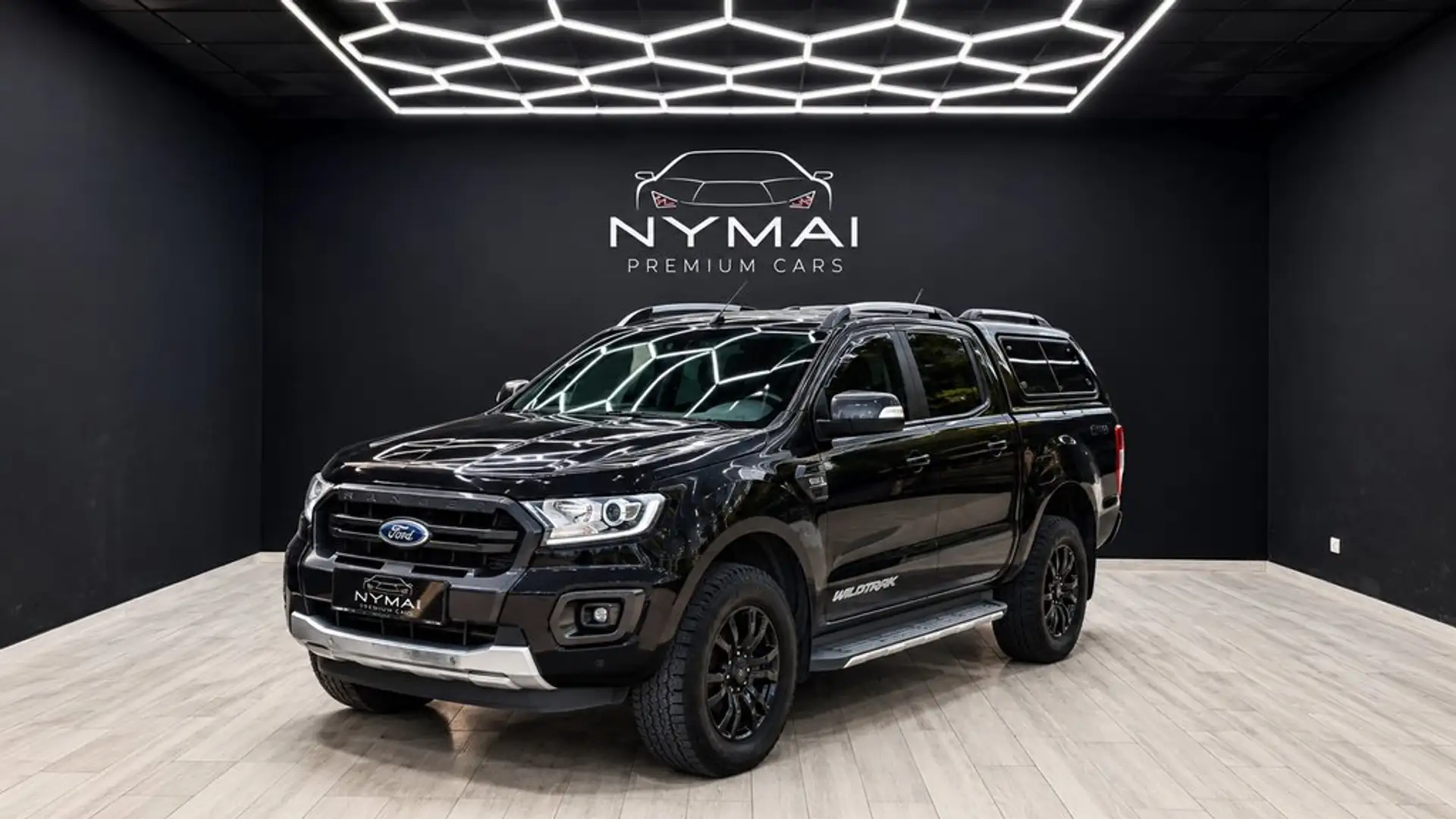 Ford Ranger 2.0 Ecobl 157kW 4x4 Dob Cab Wildtrack AT Negro - 1
