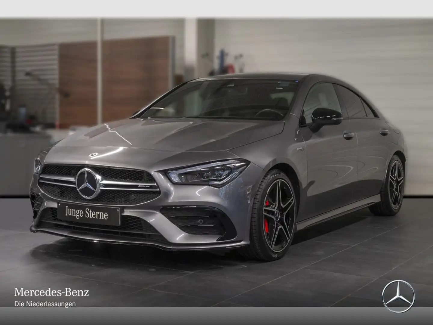 Mercedes-Benz CLA 35 AMG CLA 35 4M AMG+MULTIBEAM+KAMERA+SITZKLIMA+TOTW+7G Gris - 2