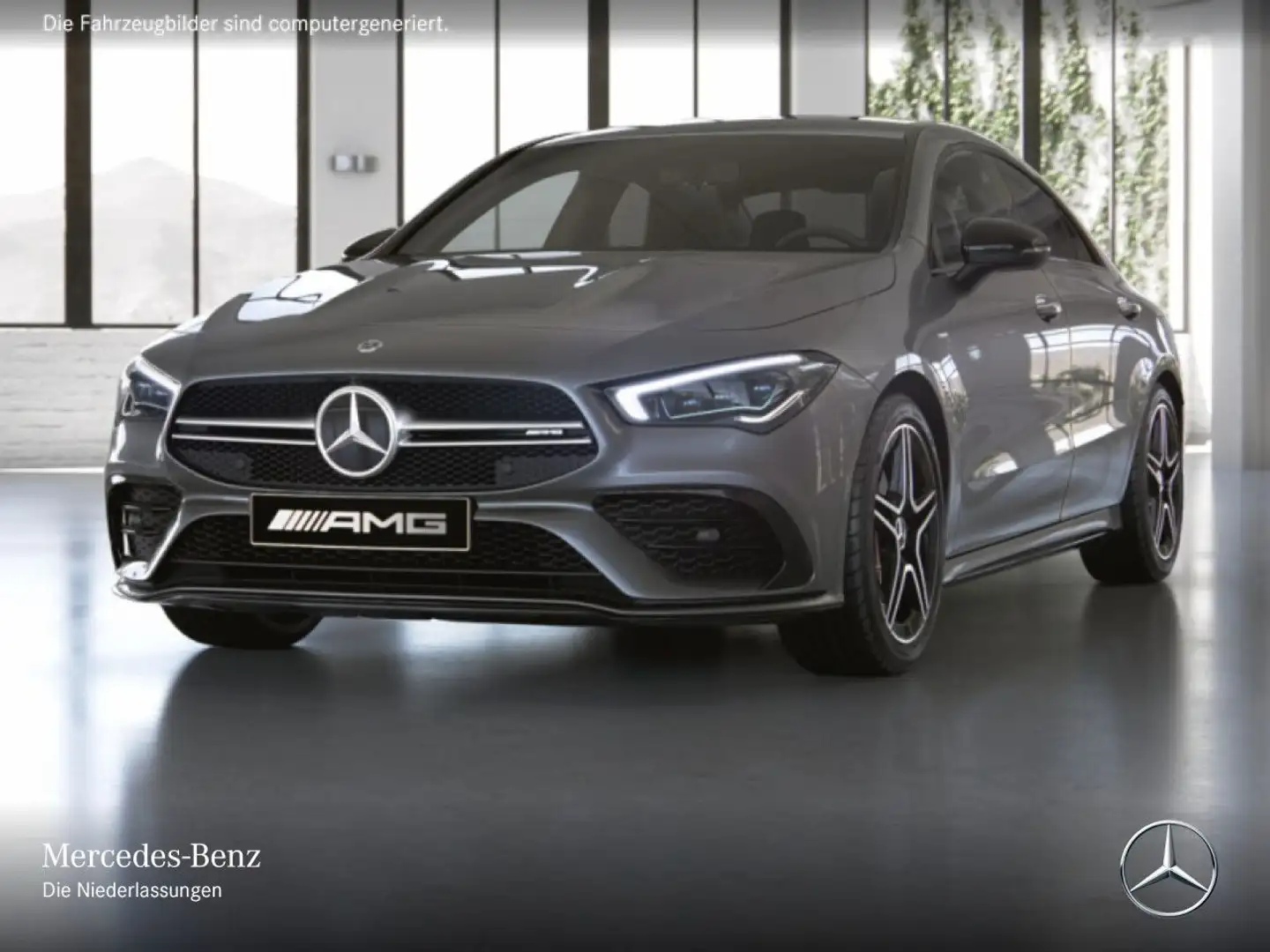 Mercedes-Benz CLA 35 AMG CLA 35 4M AMG+MULTIBEAM+KAMERA+SITZKLIMA+TOTW+7G Grau - 2