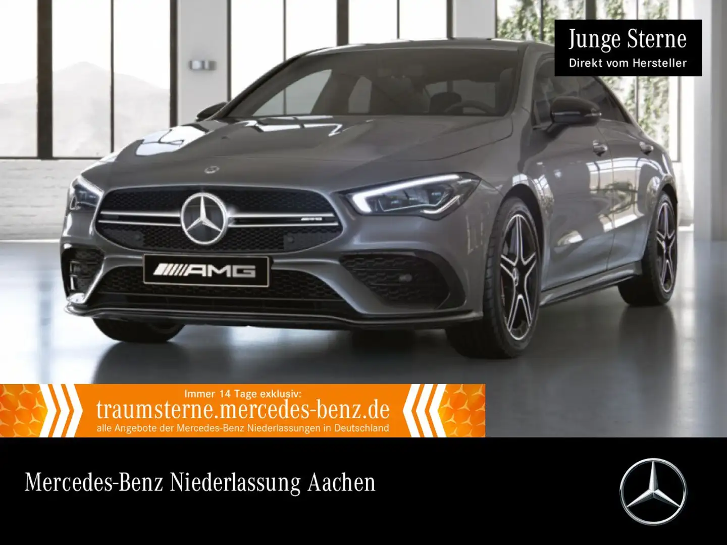 Mercedes-Benz CLA 35 AMG CLA 35 4M AMG+MULTIBEAM+KAMERA+SITZKLIMA+TOTW+7G Grau - 1