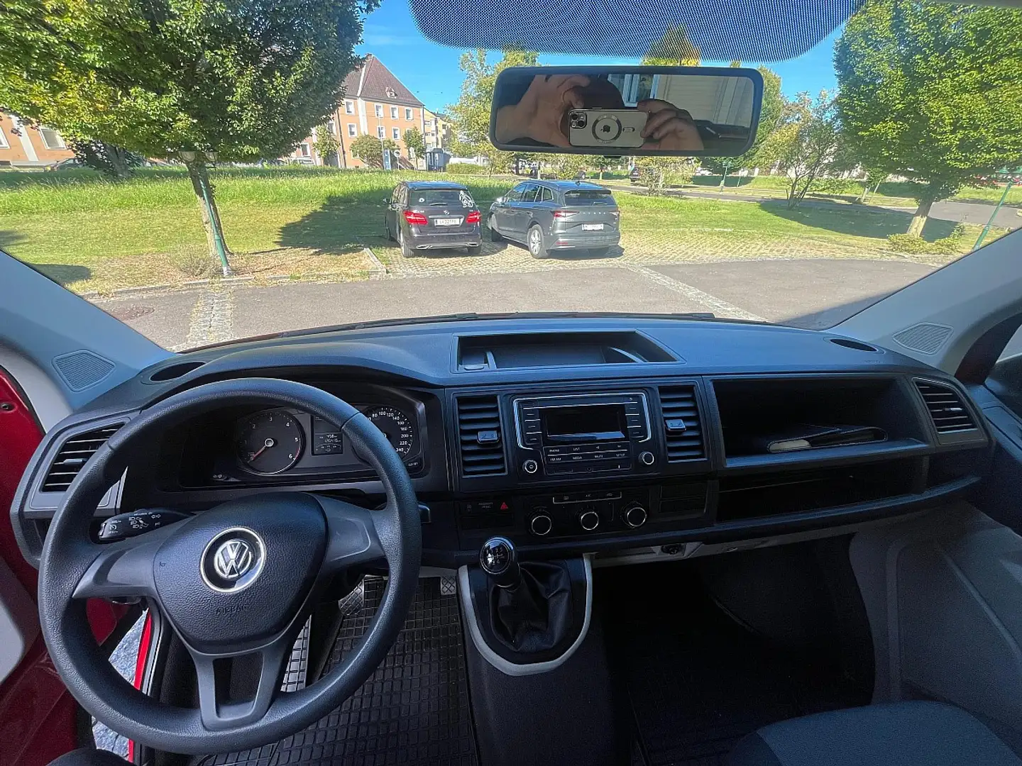 Volkswagen T6 Transporter T6 Kastenwagen KR Heckklappe, Klima 1.Besitz Te... Grau - 2