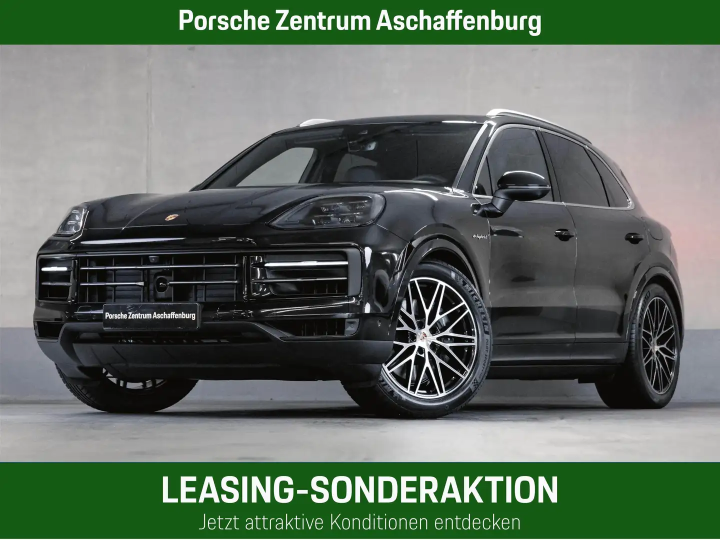 Porsche Cayenne E-Hybrid jetzt leasen statt warten! Schwarz - 1