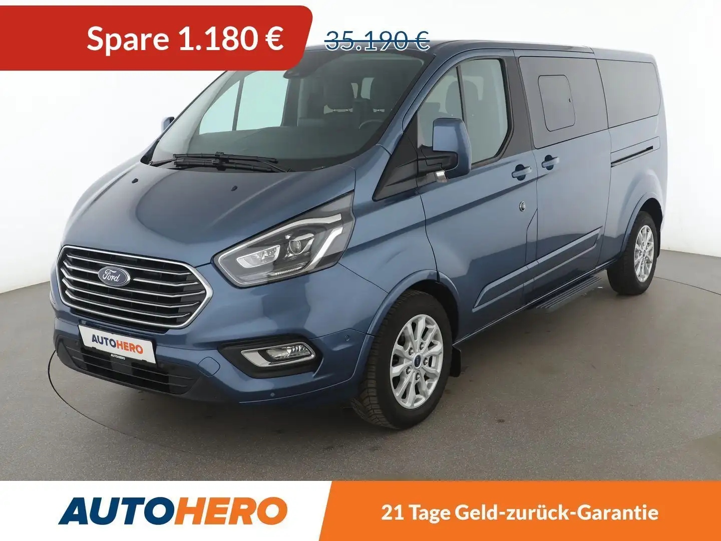 Ford Tourneo Custom 2.0 TDCi EcoBlue L2 Titanium X *NAVI*XENON*CAM* Blau - 1