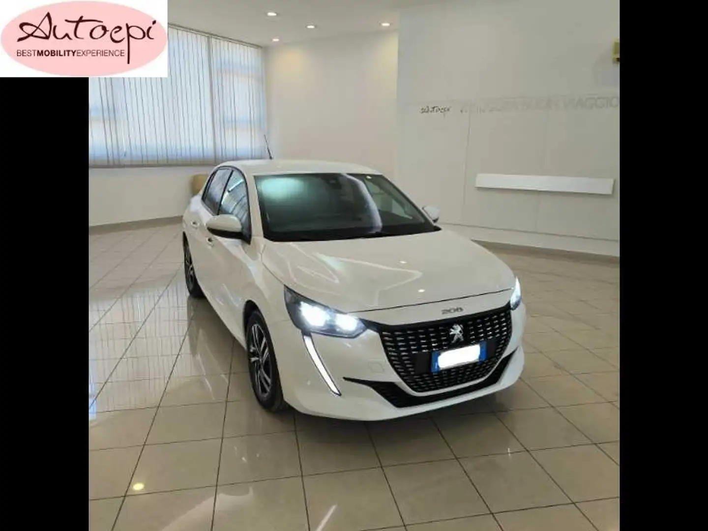 Peugeot 208 1.5 bluehdi Allure Pack s&s 100cv Bianco - 1