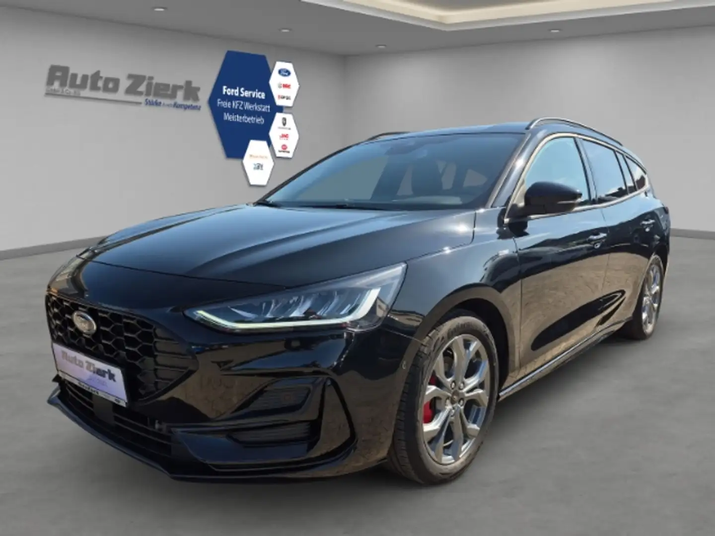 Ford Focus Turnier ST-Line X 1.0EB Leder el. Heckklappe Navi Schwarz - 1