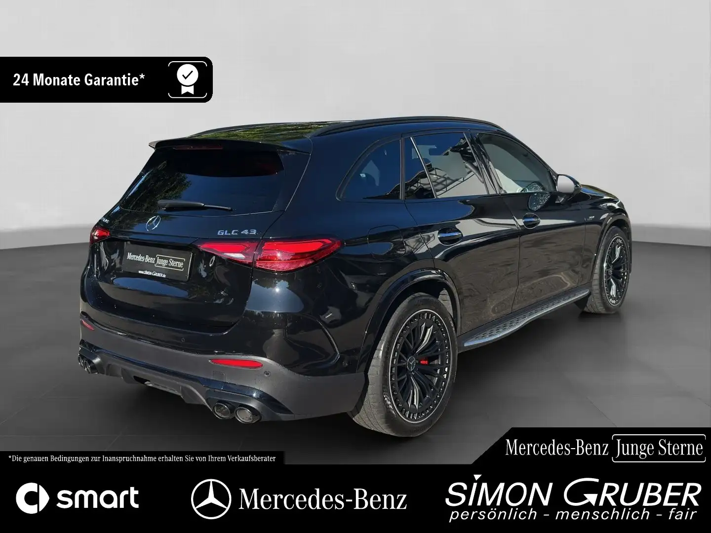 Mercedes-Benz GLC 43 AMG GLC 43 4M AMG Performance Sitz Dyn+ Pano Bur AHK Schwarz - 2