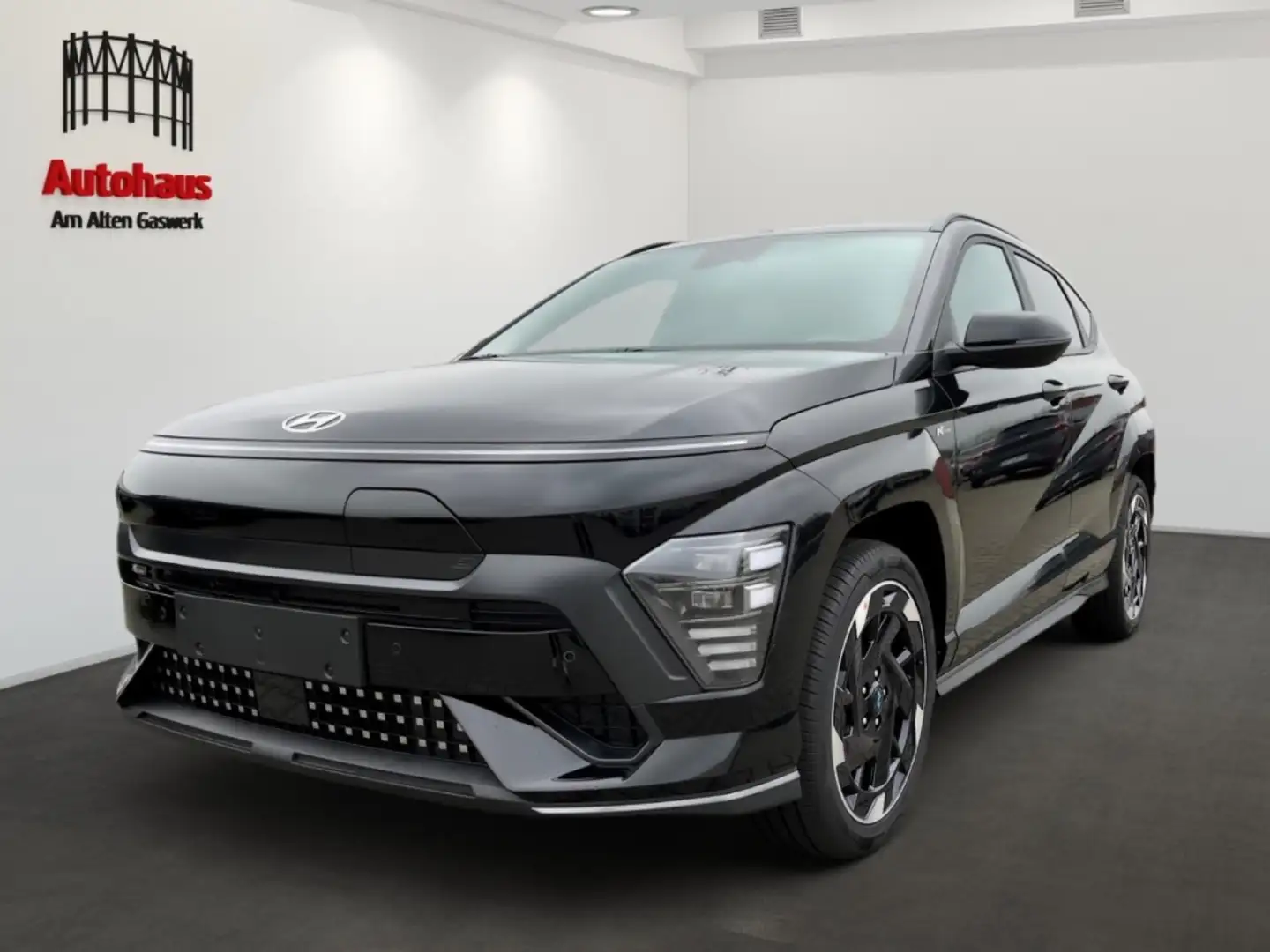Hyundai KONA N-LINE MODELL 25 NAVI+ELEKTR.HECKLAPPE+APPLE/ANDRO Fekete - 1