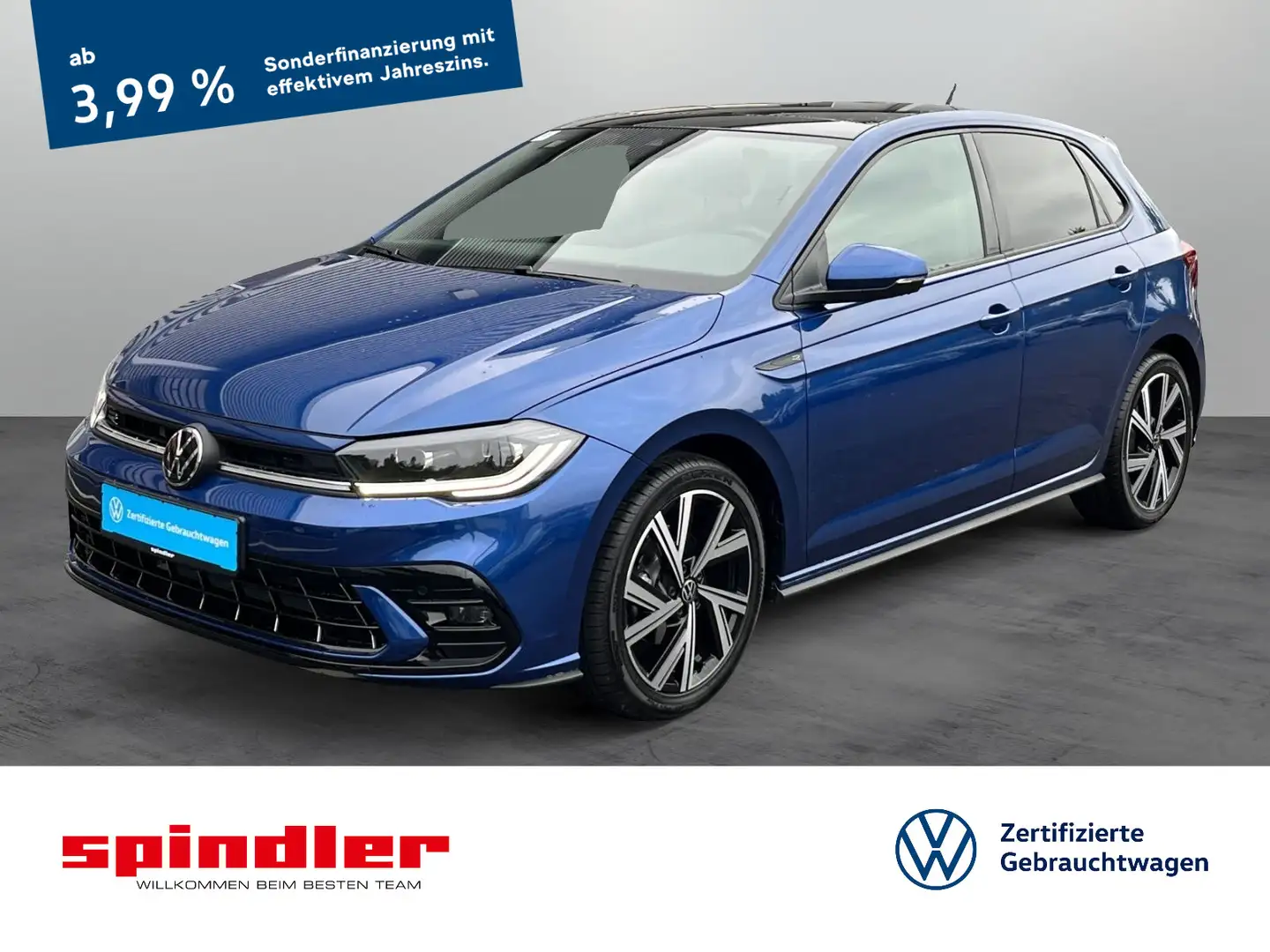 Volkswagen Polo R-Line 1.0 TSI DSG / IQ.Drive, Pano, Matrix Blau - 1