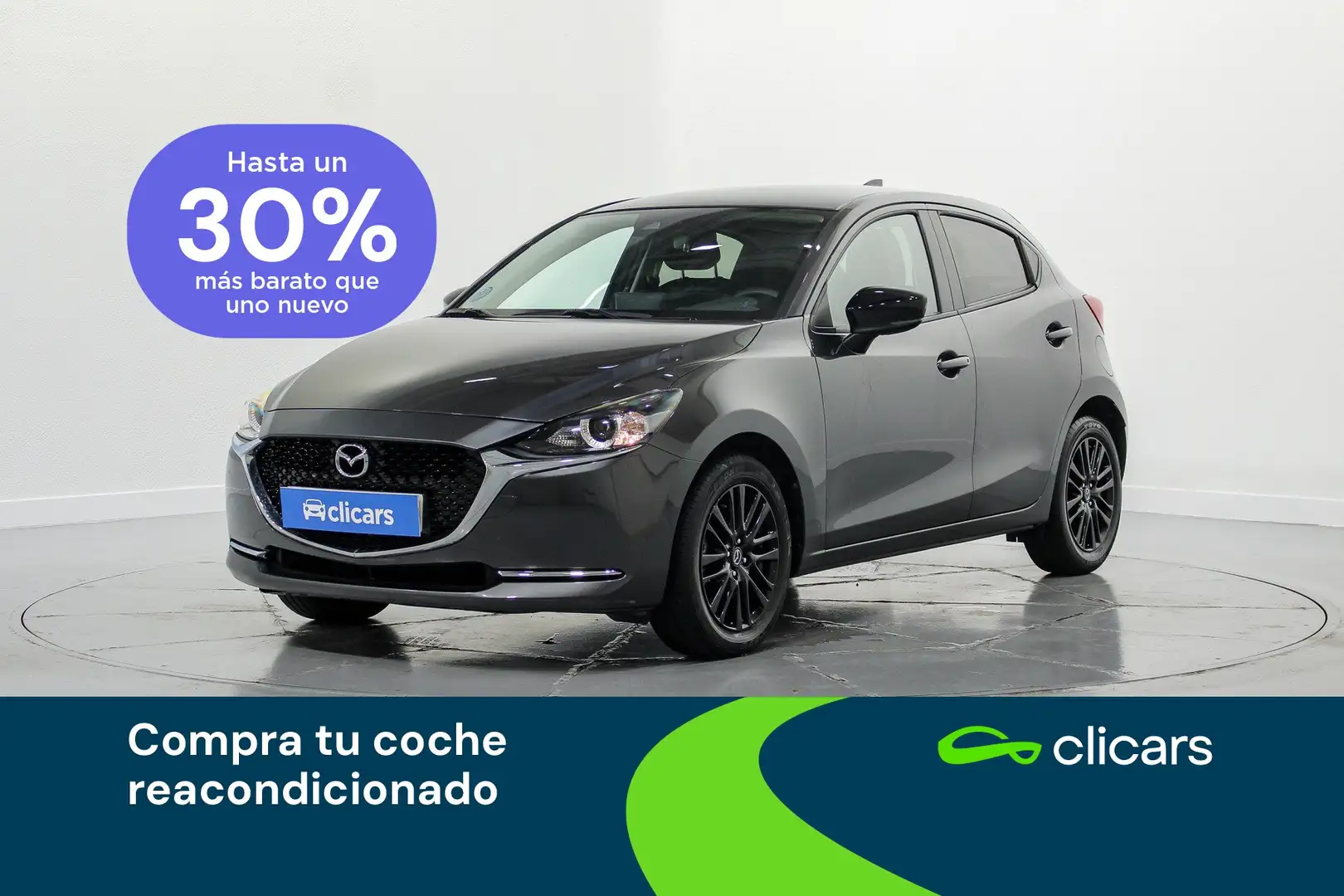 Mazda 2 1.5 e-Skyactiv-g Homura pantalla 7´´ 66kW Gris - 1