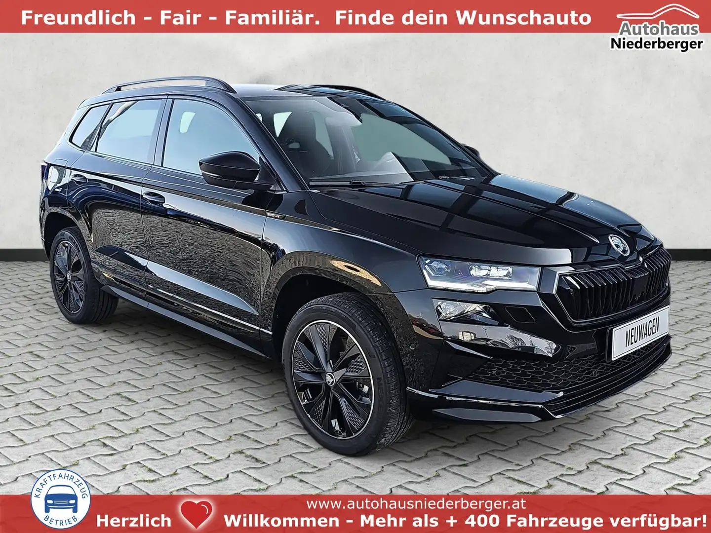 Skoda Karoq Sportline 1.5 TSI DSG 360Grad Kamera / ACC 110 ... Schwarz - 1