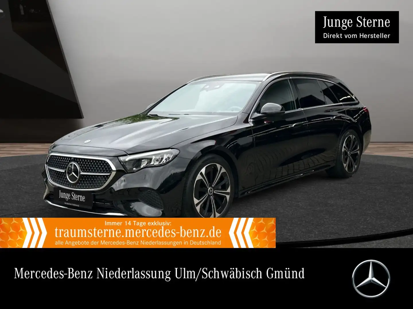 Mercedes-Benz E 300 e T Avantgarde Fahrass Distr. LED AHK Kamera Noir - 1