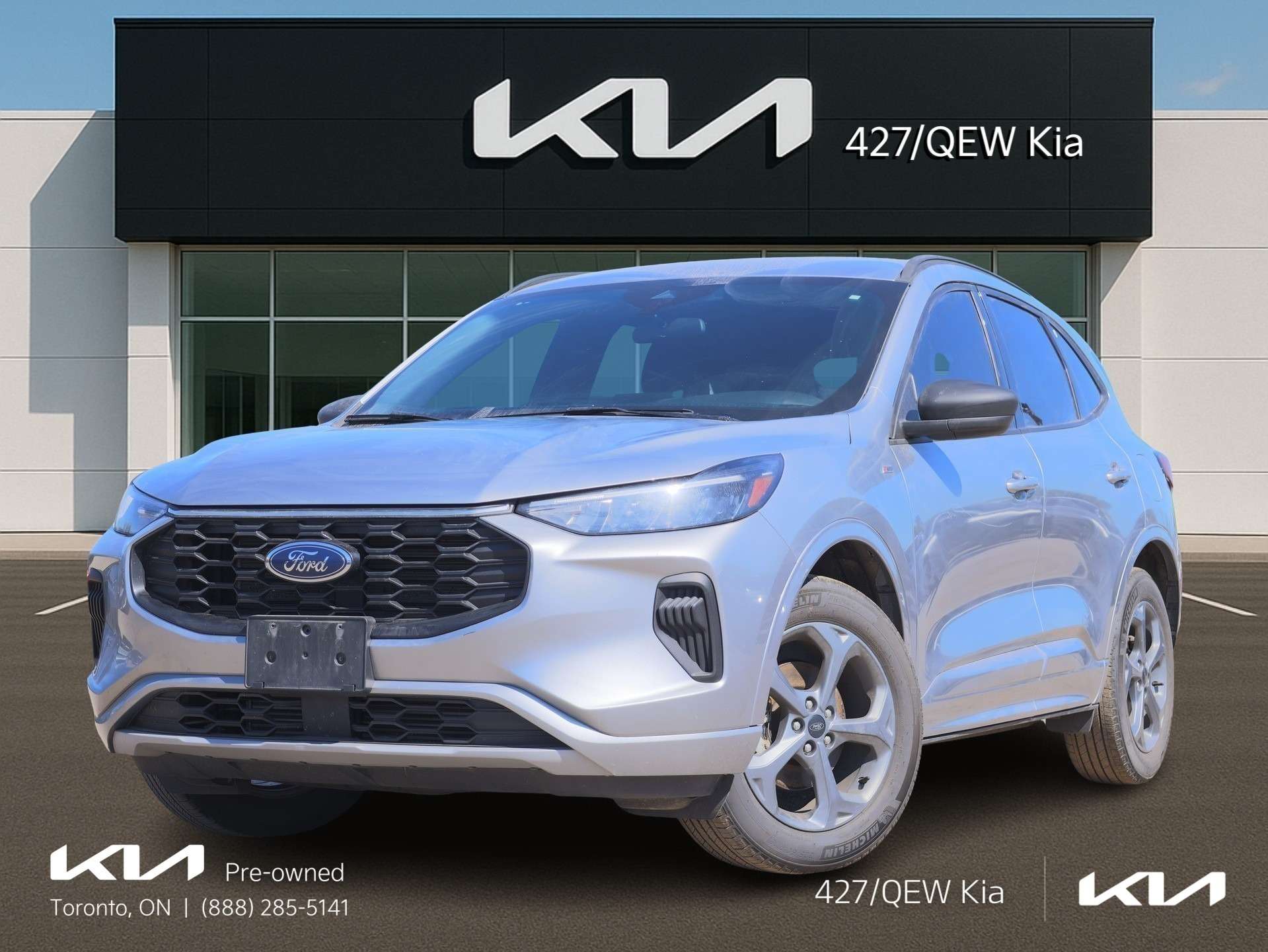 Gray 2023 Ford Escape SUV / Crossover All-Wheel Drive Automatic