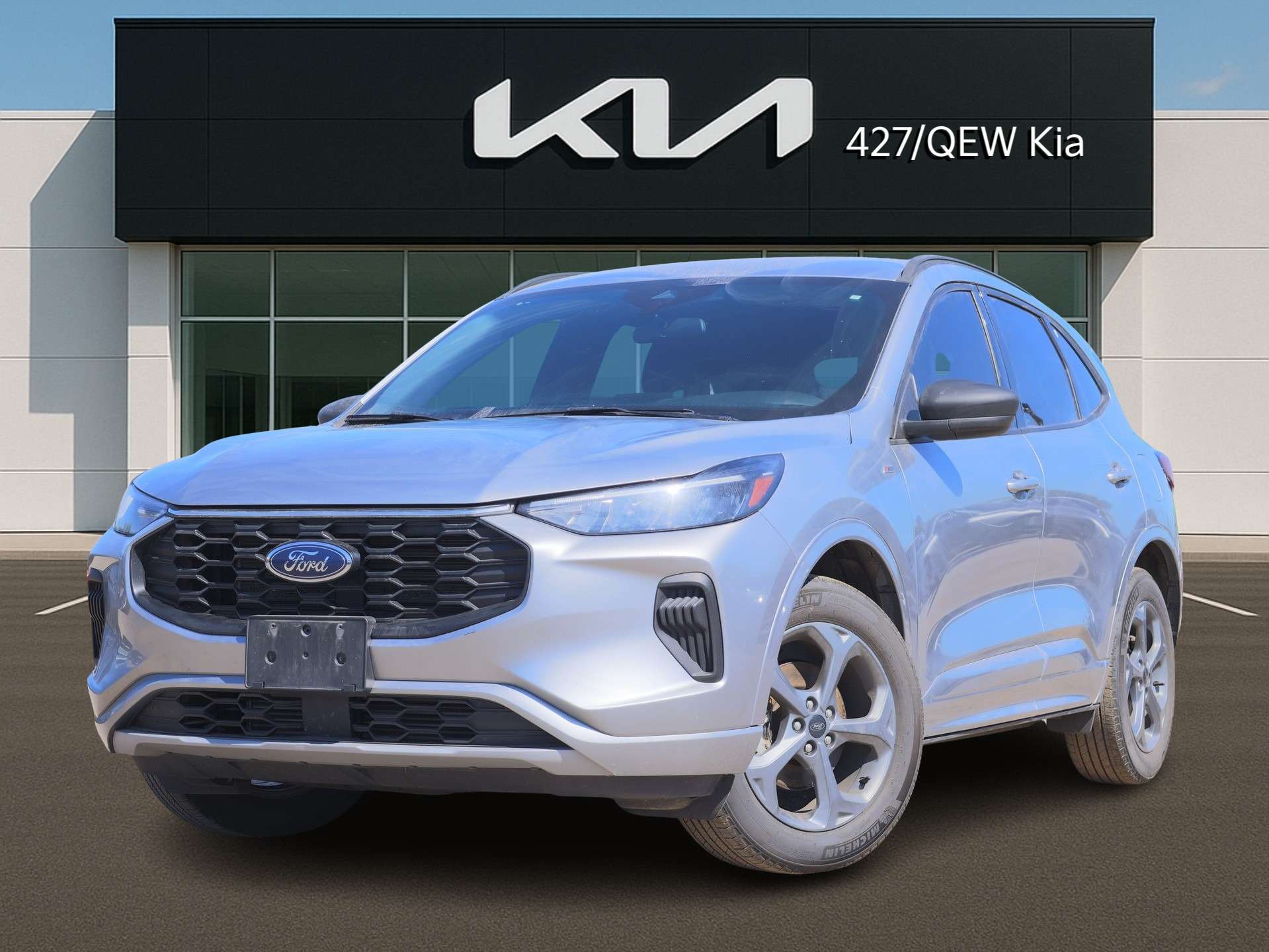 Gray 2023 Ford Escape SUV / Crossover All-Wheel Drive Automatic
