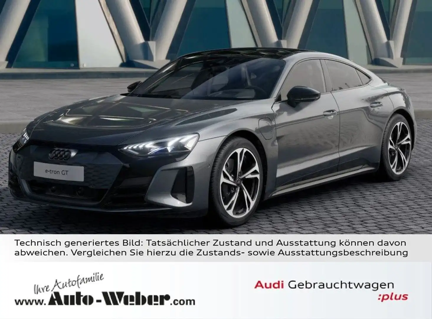 Audi e-tron GT qu BLACK HuD B&O 360° MASSAGE LASER Grau - 1