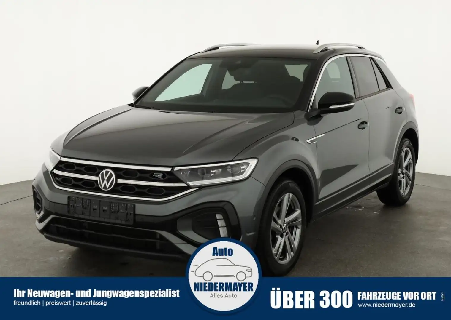 Volkswagen T-Roc 1.5 TSI R-Line, Navi, LED, ACC, Parklenk, Winter, Grau - 1