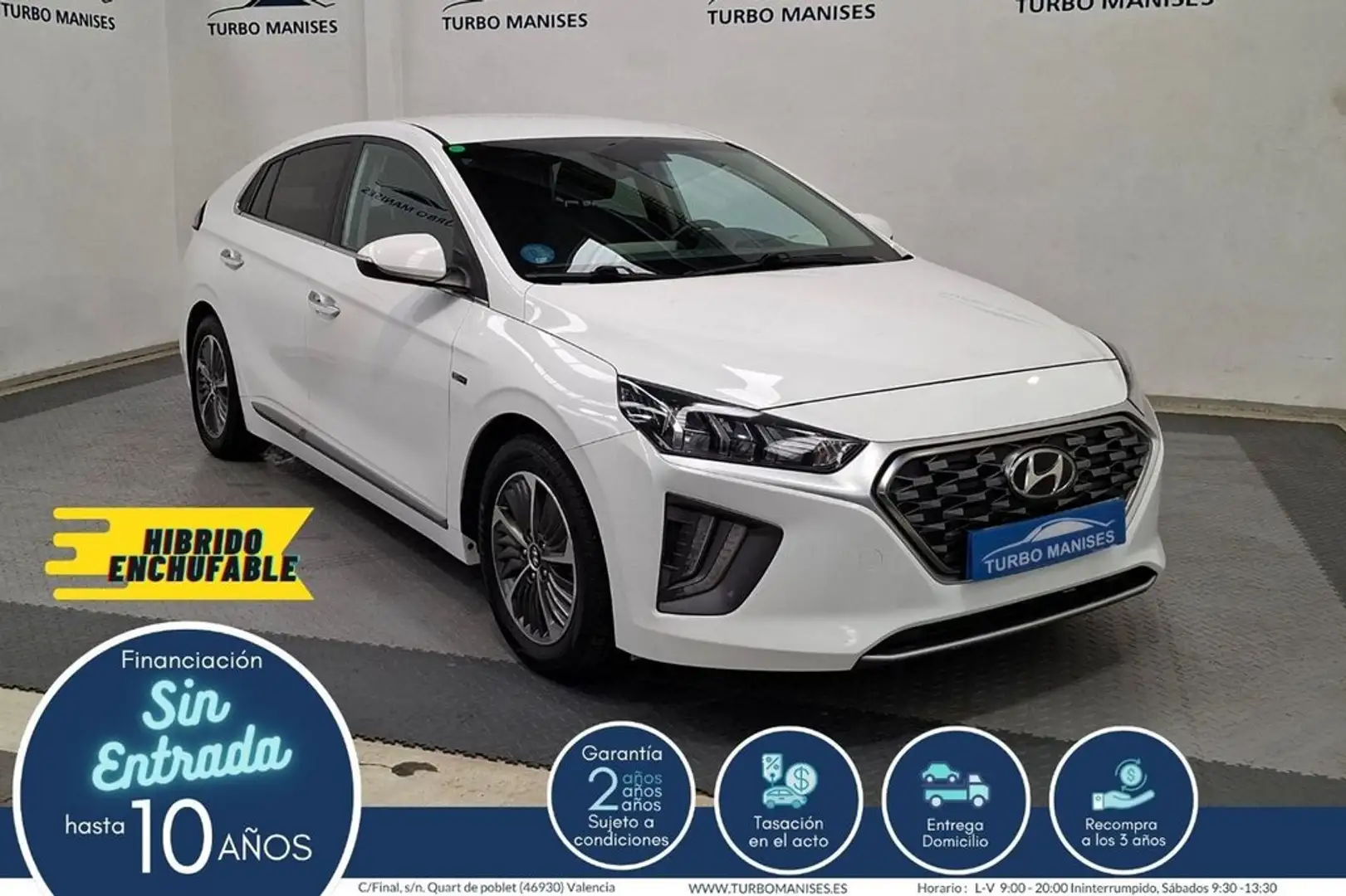 Hyundai IONIQ 1.6 GDI PHEV Tecno DT Blanco - 1