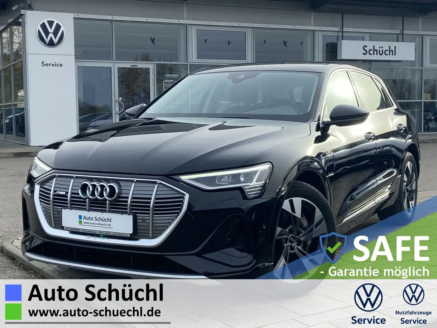 Audi e-tron quattro S-LINE 20"+STANDKLIMA+NAVI+LED+LU Schwarz - 1