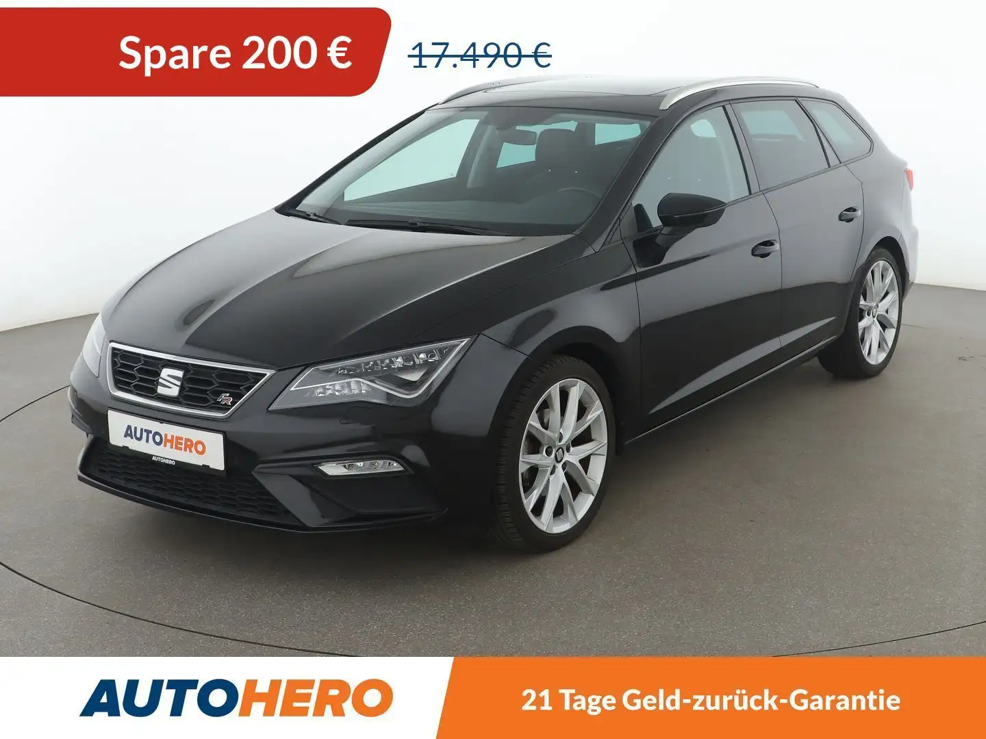 SEAT Leon 1.5 TSI ACT FR*NAVI*CAM*TEMPO*SHZ* Schwarz - 1