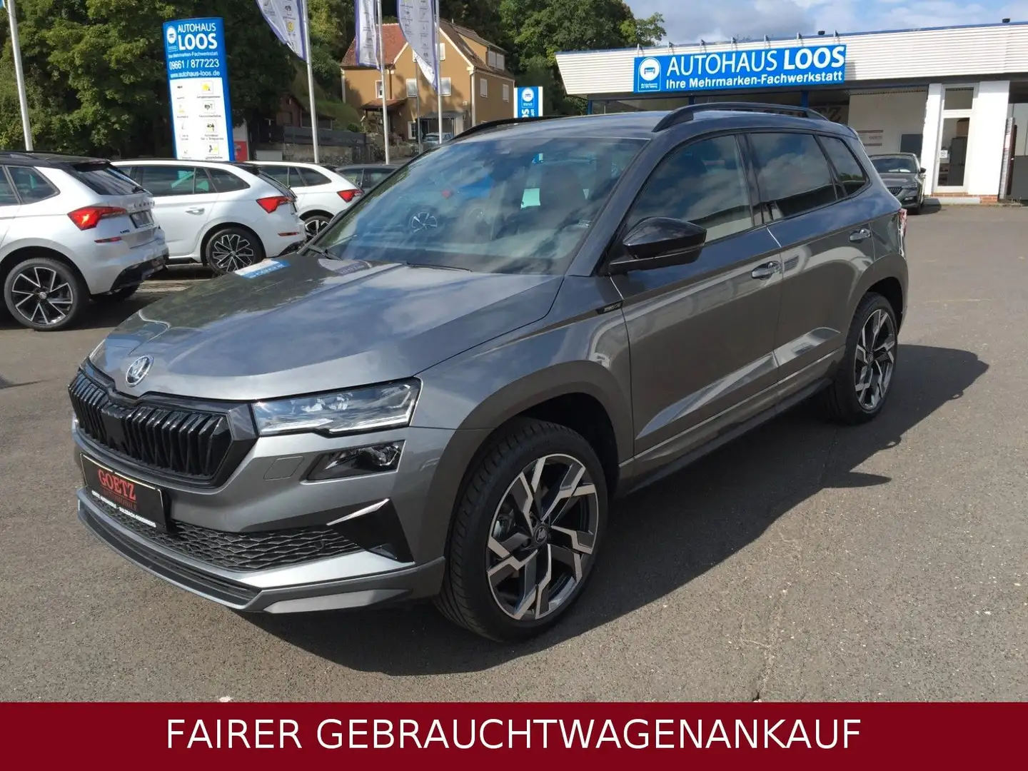 Skoda Karoq KAROQ SPORTLINE 4x4 TDI DSG AHK LEDER 2xMEMORY.. Gris - 2