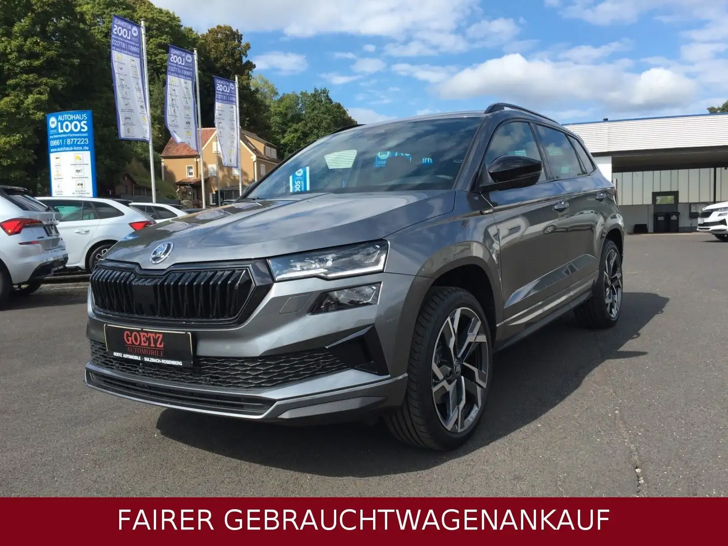 Skoda Karoq KAROQ SPORTLINE 4x4 TDI DSG AHK LEDER 2xMEMORY.. Gris - 1