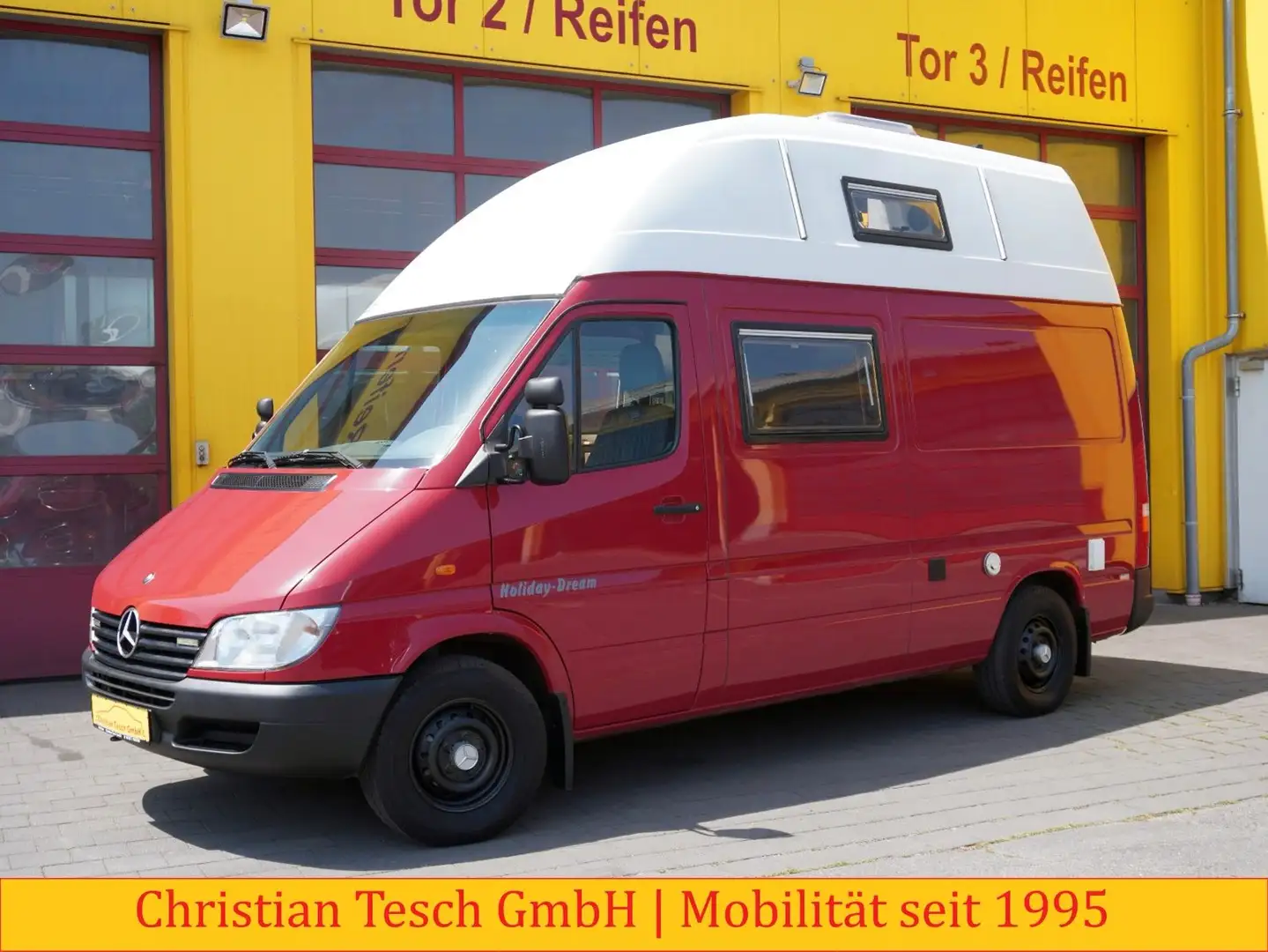 Mercedes-Benz Sprinter 316 CDI Klima HRZ Profi-Ausbau 1.Hand Rot - 1