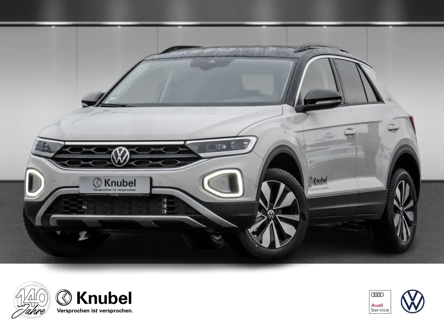 Volkswagen T-Roc GOAL 1.5 TSI DSG LED+ Navi AHK Keyless TravelAss. Grijs - 1