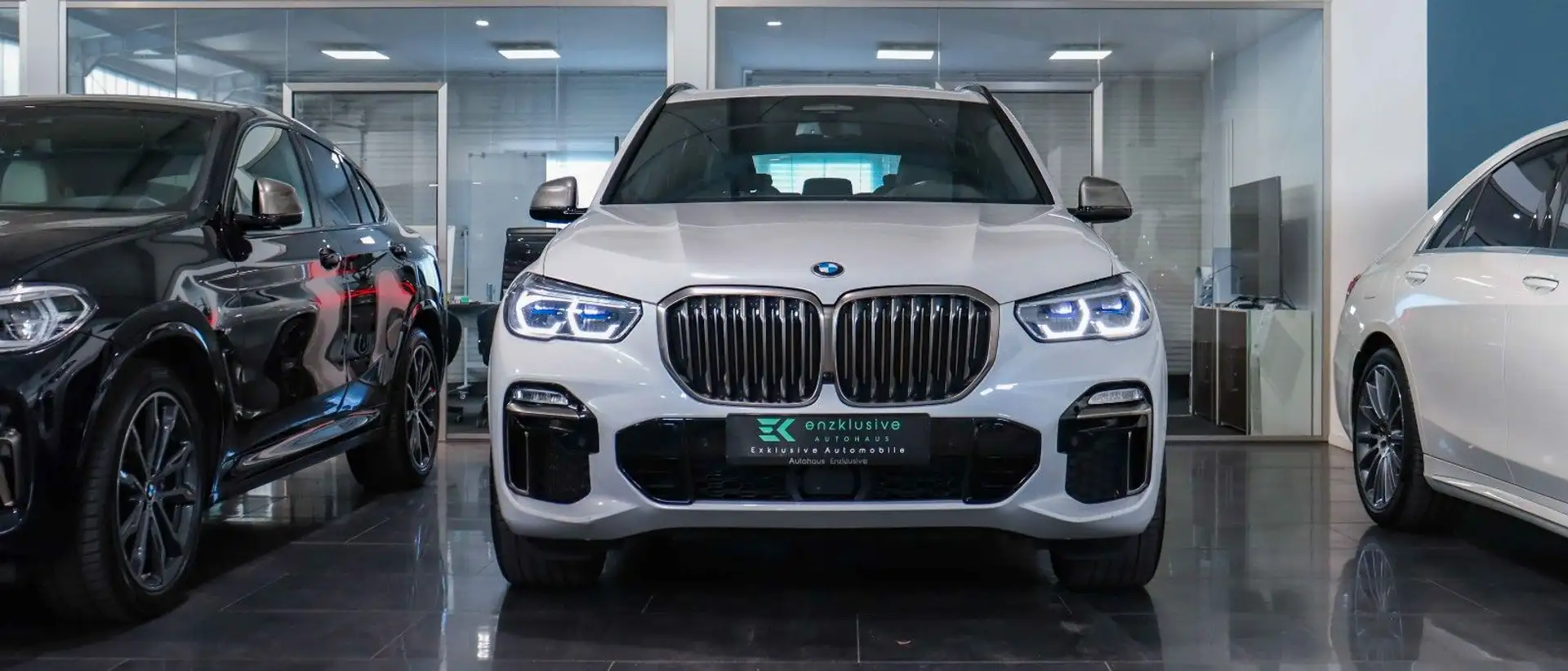 BMW X5 M50d xD*M SPORTAGA*SFTCL*LASER*AHK*KAM*GESTIK Wit - 2