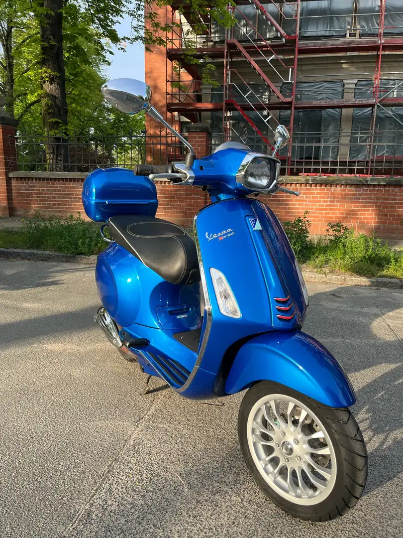 Vespa Sprint 50 2 Takt frisch gewartet großer Service/Inspektion Blau - 2