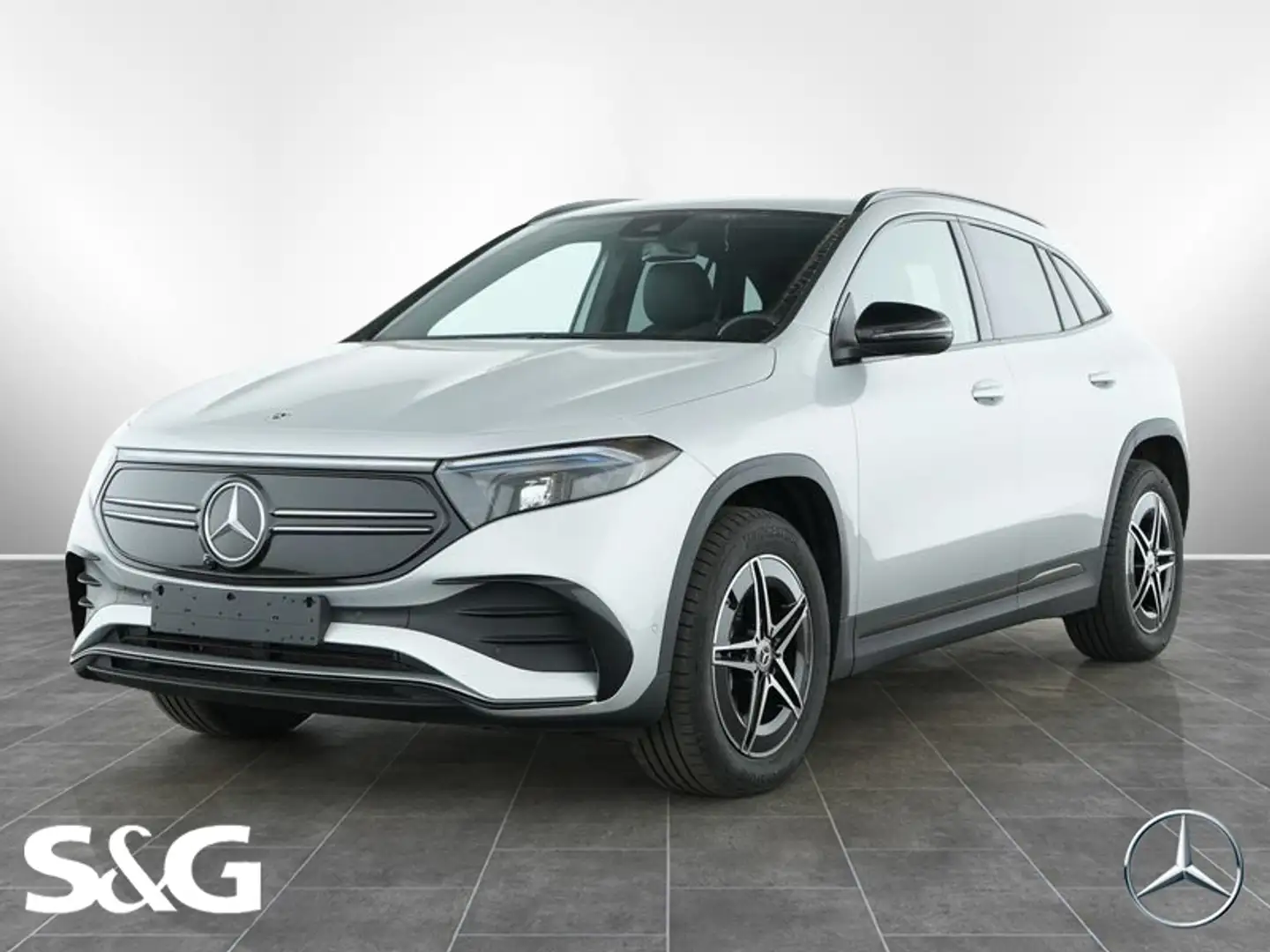 Mercedes-Benz EQA 300 4M AMG Night+MBUX+RüKam+LED+18+Totwink. Argent - 1