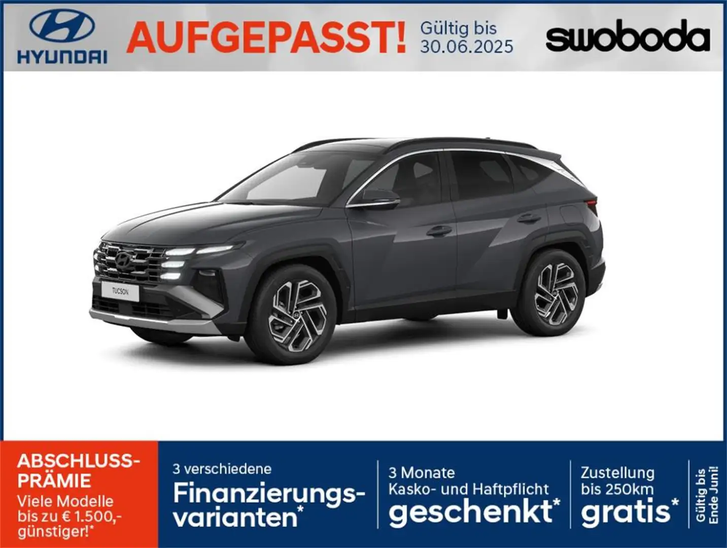 Hyundai TUCSON Tucson NX4 Smart Line 1,6 T-GDi 2WD t5bs1-P3 Grau - 1