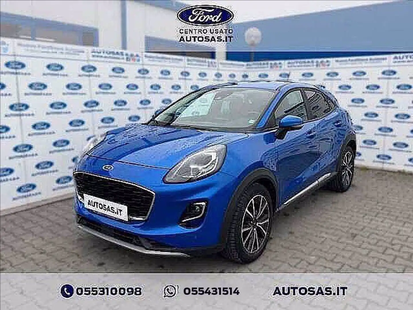 Ford Puma 1.0 EcoBoost Hybrid 125 CV S&S Titanium Blu/Azzurro - 1