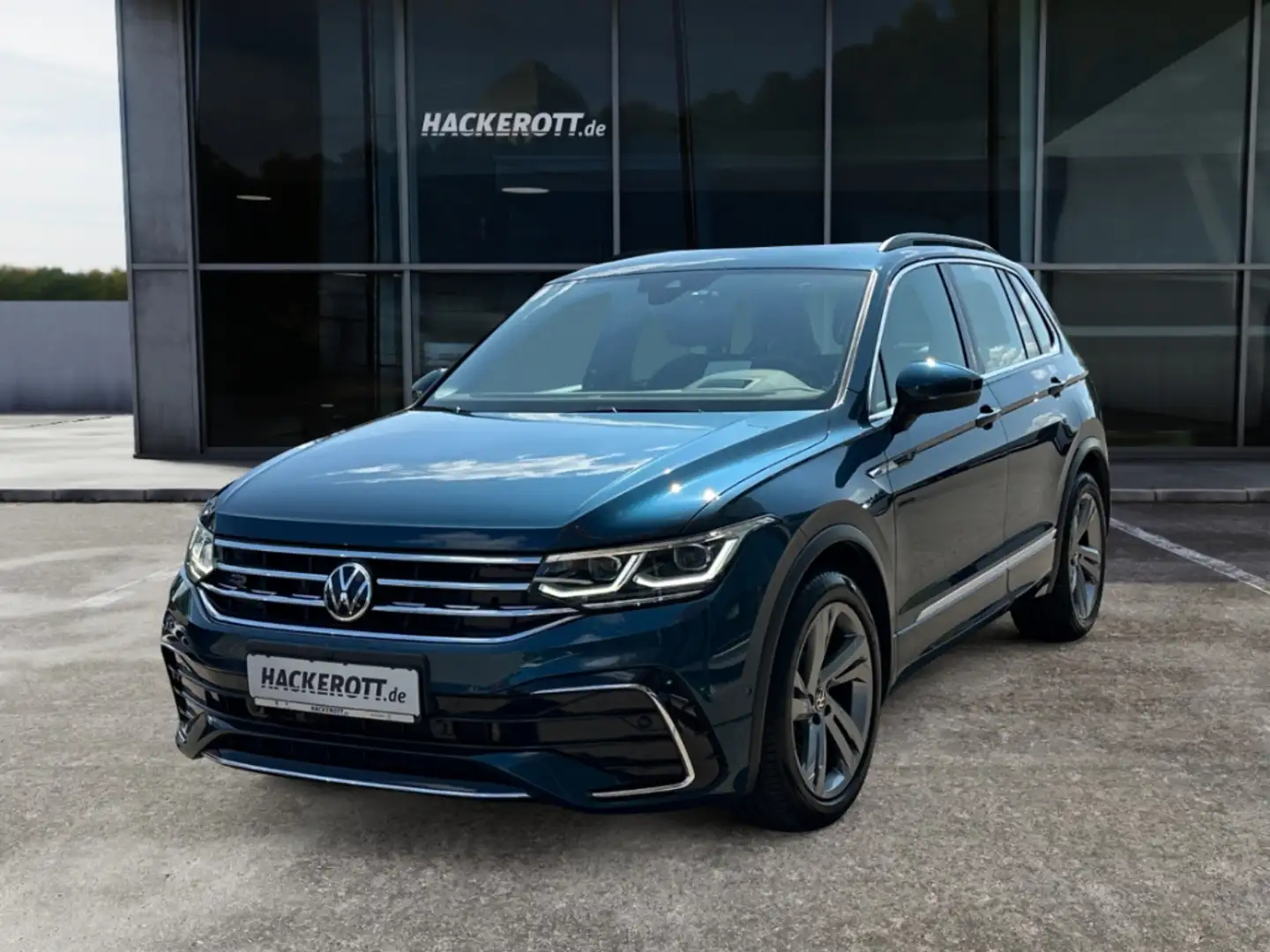 Volkswagen Tiguan R-Line 1.5 TSI BMT Navi HUD elektr. Ledersitze App Blau - 2