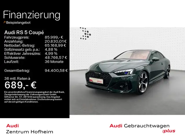 Audi RS5 *EUPE 130.190*B&O*HUD*290 km/h*Pano*La