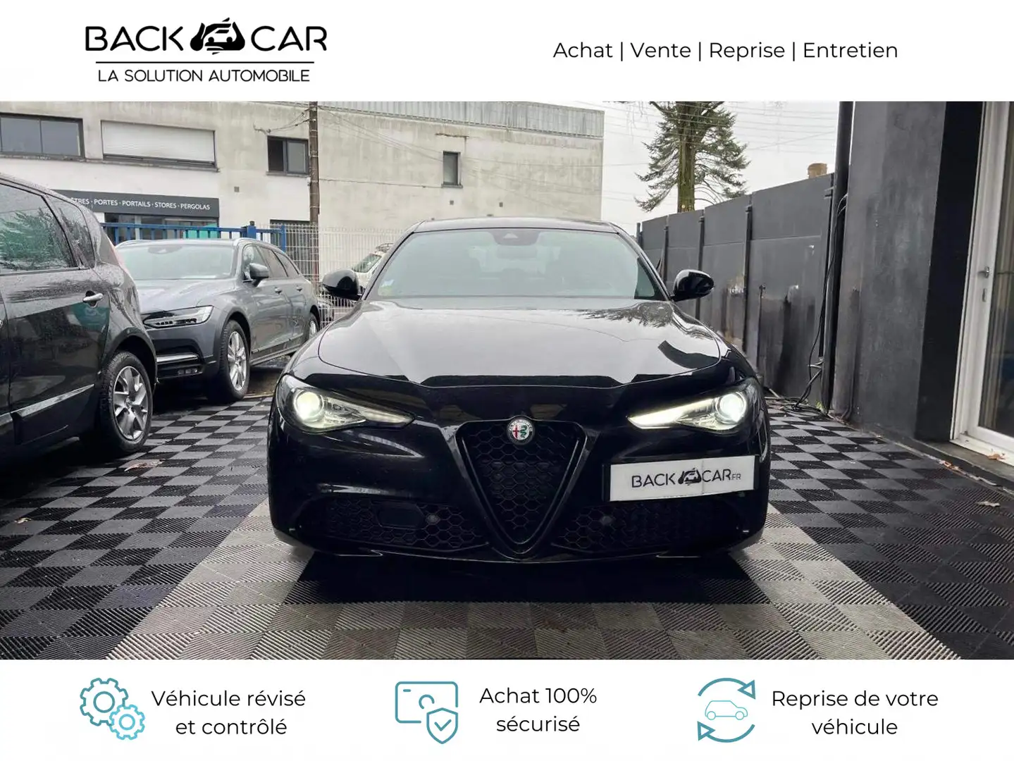 Alfa Romeo Giulia 2.2 180 ch AT8 Lusso Noir - 2