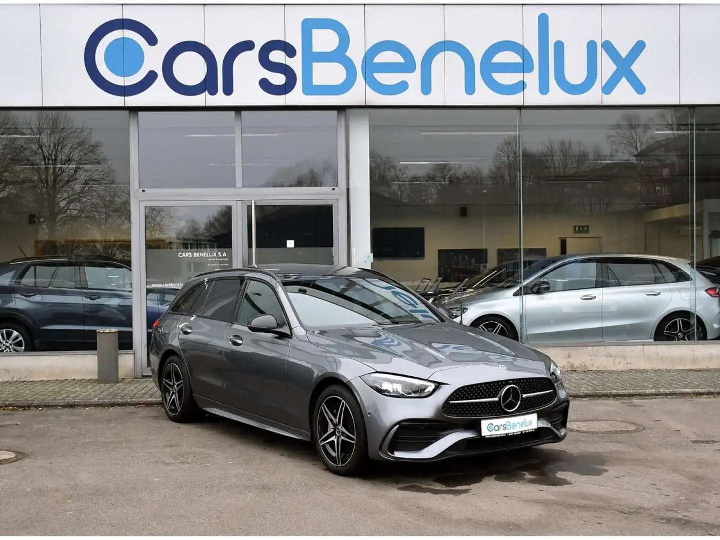 Mercedes-Benz C 300 de Break AMG Line 9G-Tronic TO DISTRONIC LANE SIDE Gris - 1