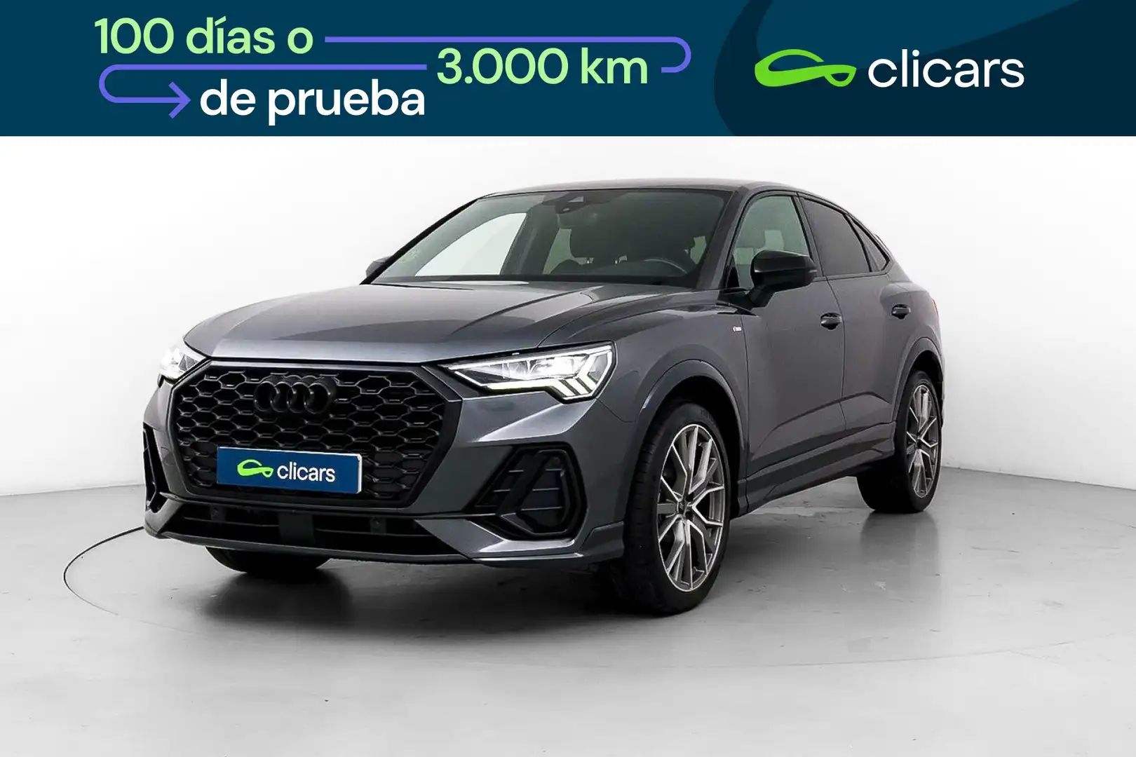Audi Q3 Sportback 35 TFSI Black line S tronic Gris - 1