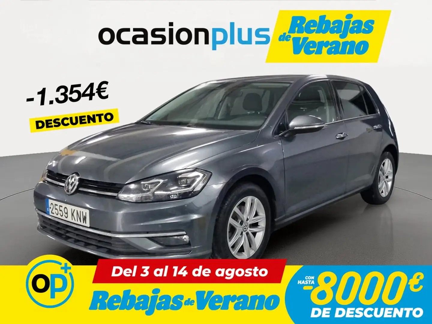 Volkswagen Golf 1.6TDI Advance DSG7 85kW Gris - 1