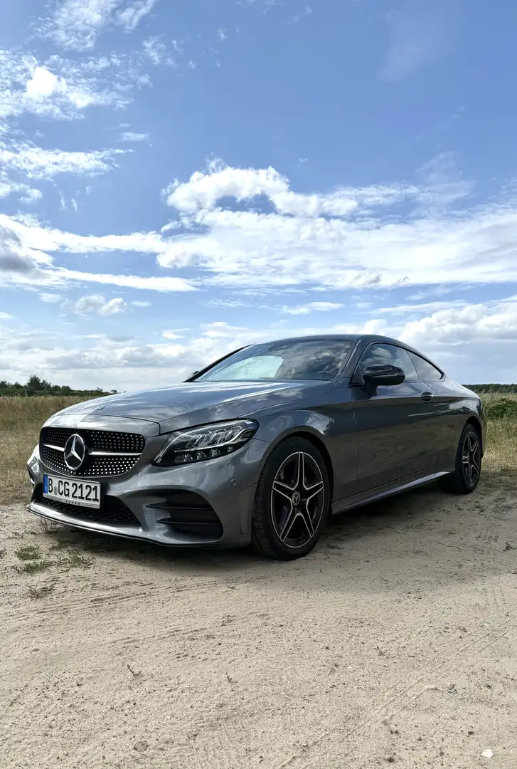 Mercedes-Benz C 180 Coupé/Junge Sterne Garantie Grau - 2