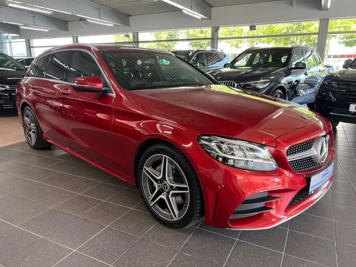 Mercedes-Benz C 180 T d AMG Line AHK+Agility+e-Kl+Media+2Z Rot - 2